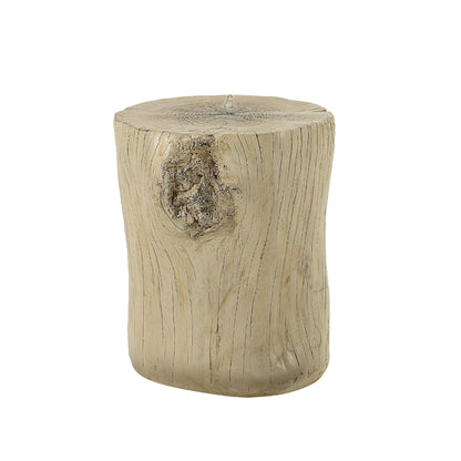 Gene - Fiber Concrete Accent Table - Brown