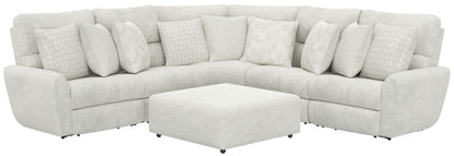 Majesty - Deep Seating Power Reclining Sectional And Ottoman