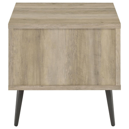 Welsh 2-piece Coffee and End Table Set Distressed Pine