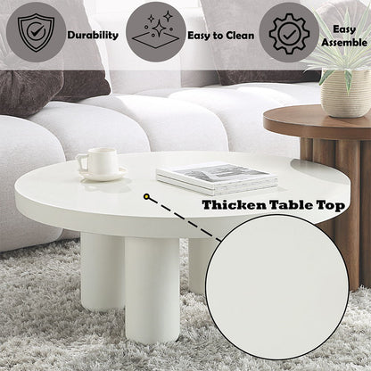 Sanat - Coffee Table - White