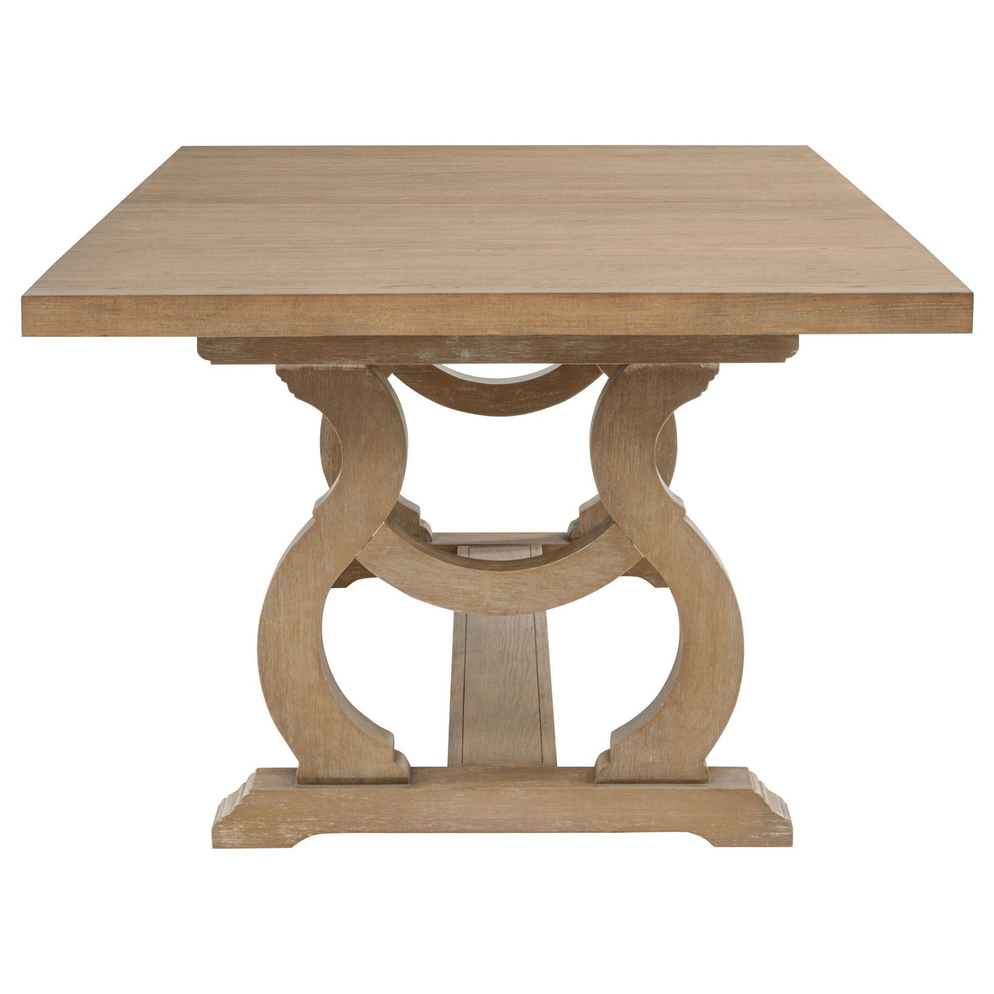 Brockway 104-inch Extension Leaf Dining Table Barley Brown