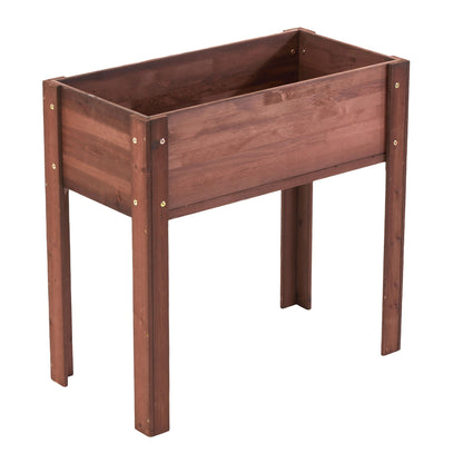 Raised Garden Bed With Legs, Elevated Planter Box For Outdoor Plants