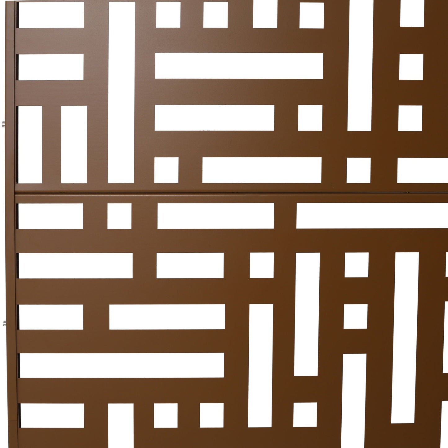 Decorative Freestanding Metal Privacy Screen For Indoor & Outdoor Use
