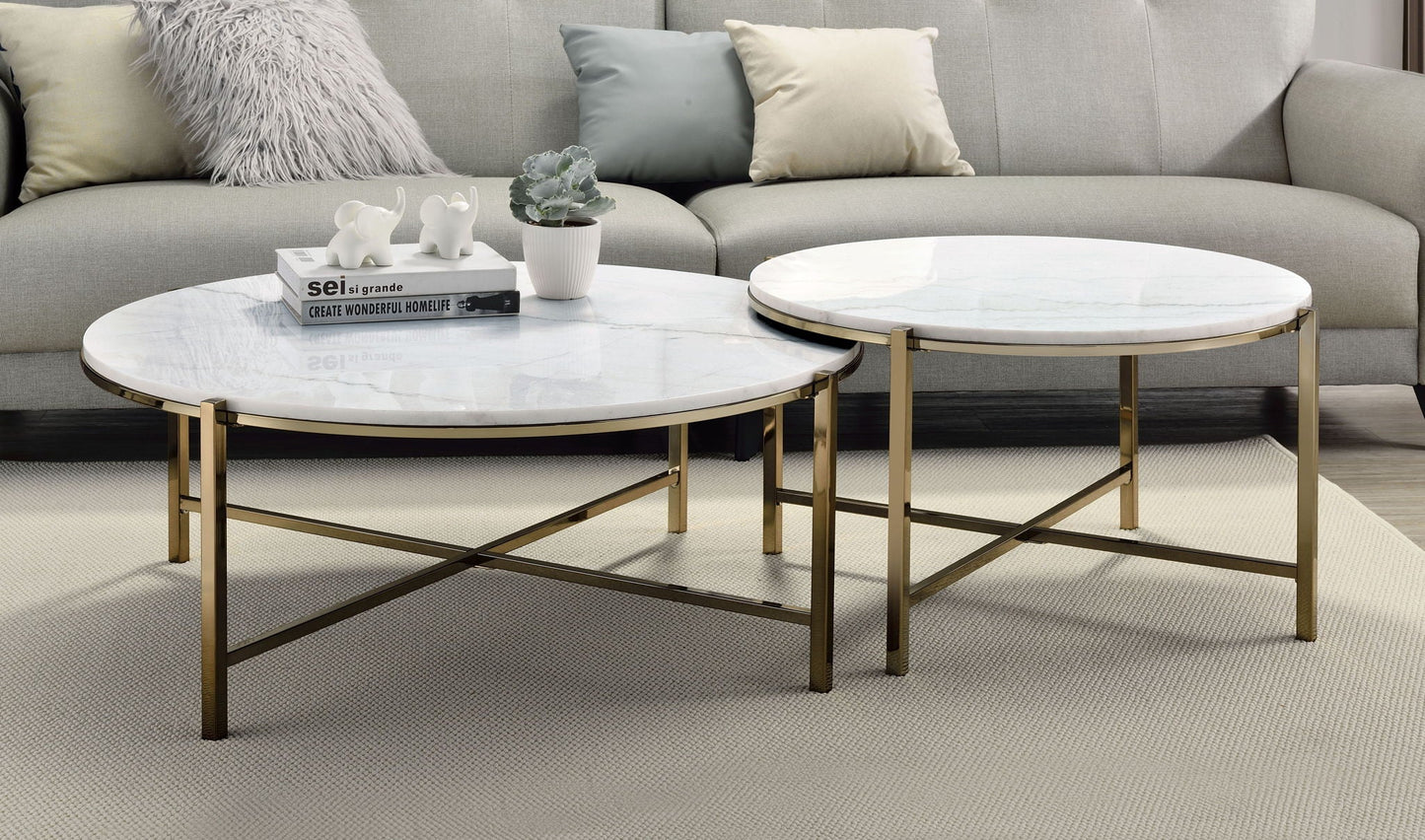 Zaidee - Nesting Table Set - White