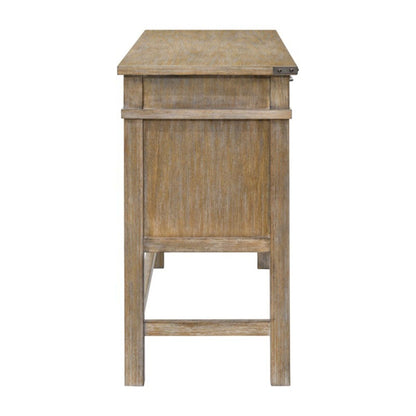 Belfast - Occasional Table With 2 Drawers - Reclaimed Natural