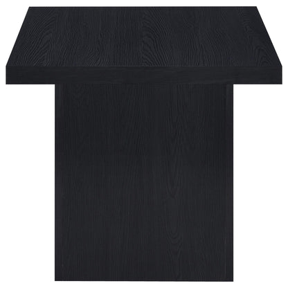 Max 3-piece Rectangular Coffee and End Table Set Black