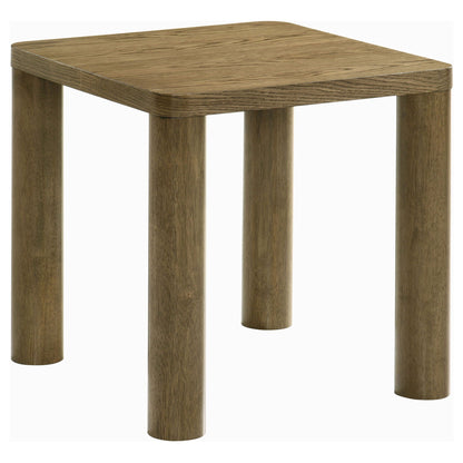 Castlewood 2-piece Cocktail Coffee Table Set Brown Oak