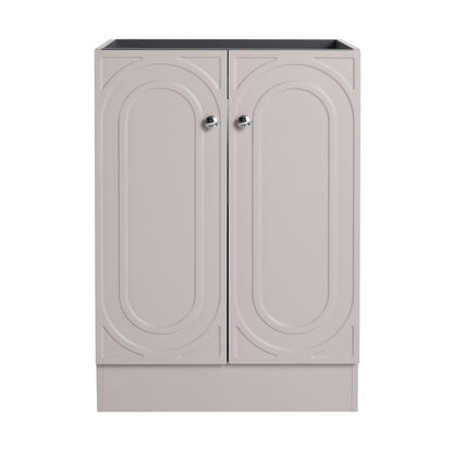 Modern Freestanding Bathroom Vanity With Soft Close Cabinet Doors
