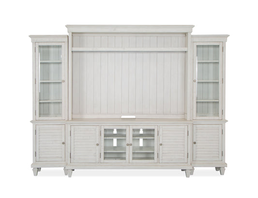 Newport - Wood Hutch - Alabaster