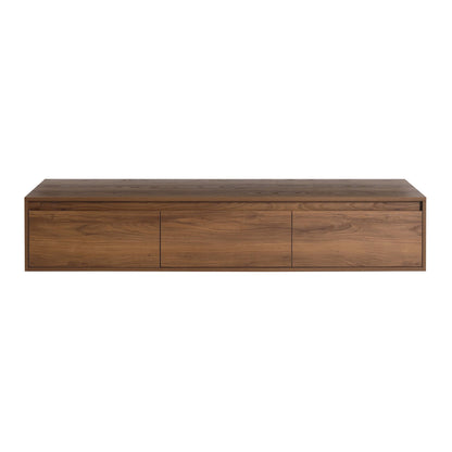 Modern Minimalist Bathroom Cabinet With Soft Close Drawers And Floating Mounting Design