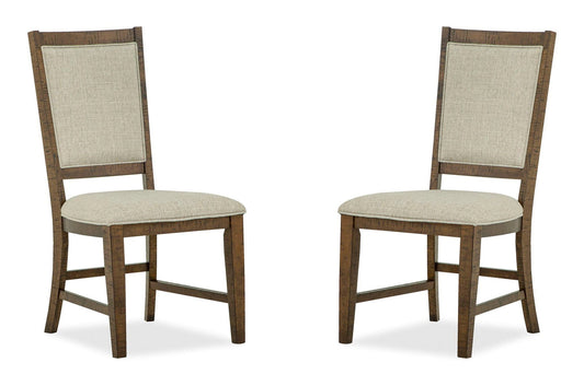 Bay Creek - Step Up Side Chair With Upholstered Seat & Back (Set of 2) - Dark Brown