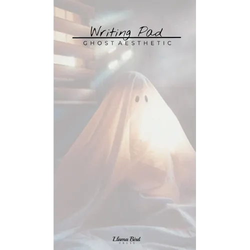Ghost Aesthetic Writing Pad: Halloween Stationery Notes Memo Book for Home Office School Desk - Paperback