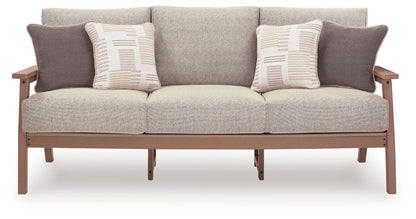Grover Beach - Sofa With Cushion - Driftwood