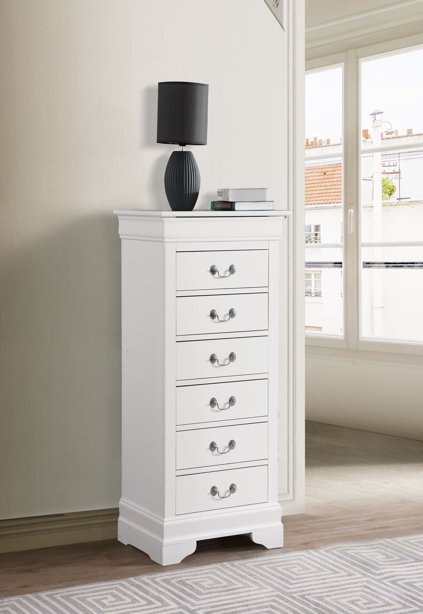 Traditional Style Lingerie Storage Chest Timeless