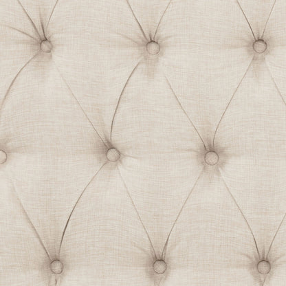 Devon 57-inch Upholstered Eastern King Headboard Beige