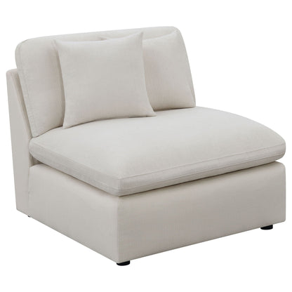 Hobson 4-piece Upholstered Modular Sectional Sofa Ivory