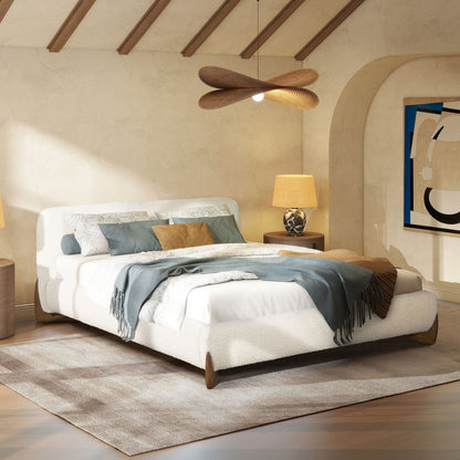 Alpine - Puffy Modern Platform Bed
