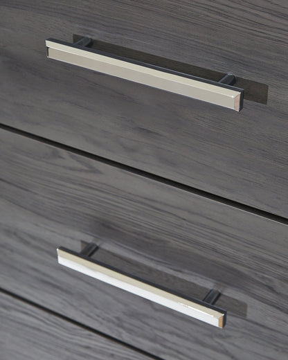 Lodanna - Five Drawer Chest - Gray