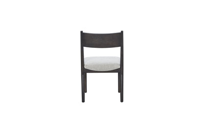 Comfortable Upholstery Cresent Chair (Set of 2) - Peppercorn