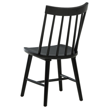 Middleton 7-piece Extension Leaf Dining Set Brown and Black