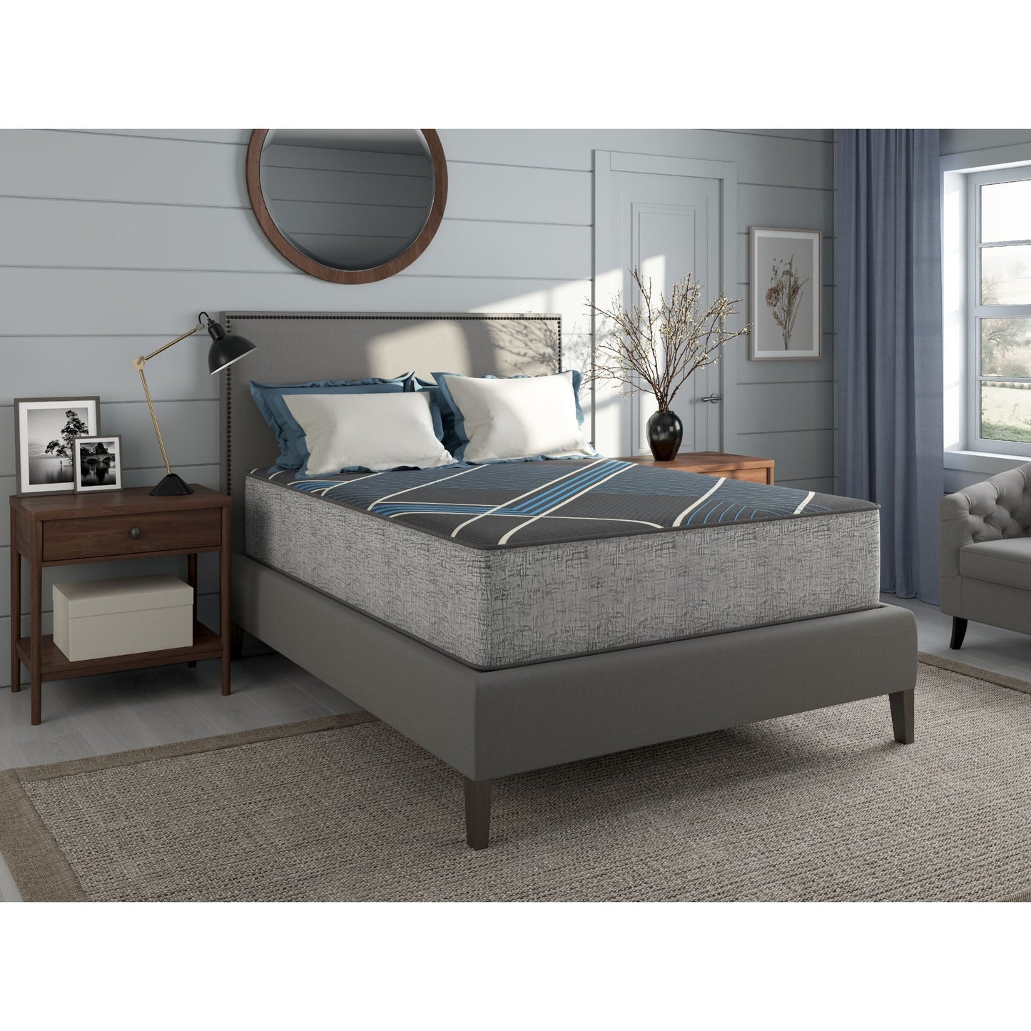 Tempagel - 13" Plush Mattress With Cooling Technology