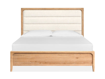 Somerset - Complete Panel Bed With Upholstered Headboard