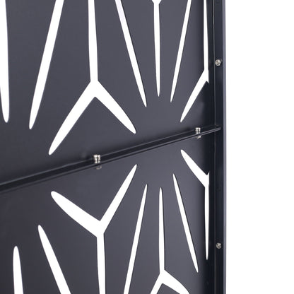 Outdoor & Indoor Metal Privacy Screen, Freestanding Decorative Panels