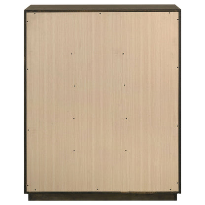 Atlas 5-drawer Bedroom Chest of Drawers Dark Oak