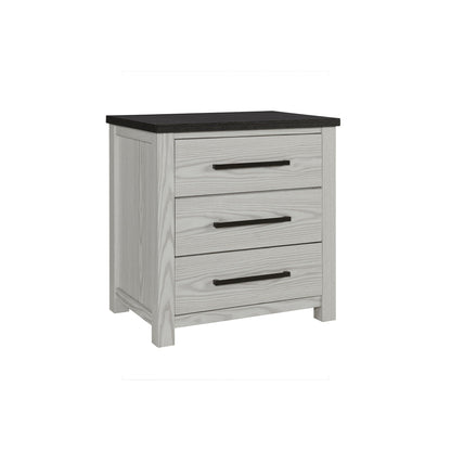 Avery - King Bedroom Set With Bookcase Headboard, Low Profile Bed, Spacious Drawers - Beige