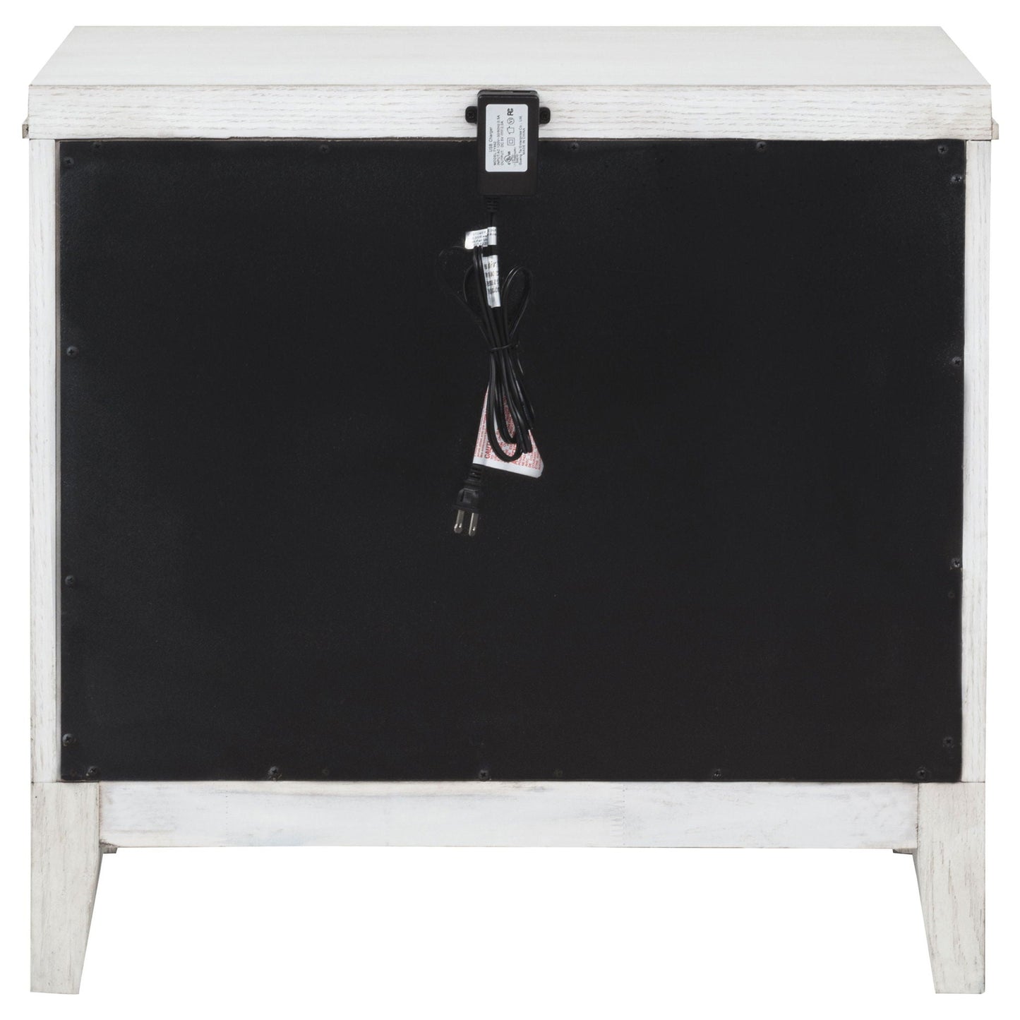 Marielle 2-drawer Nightstand Bedside Table Distressed White