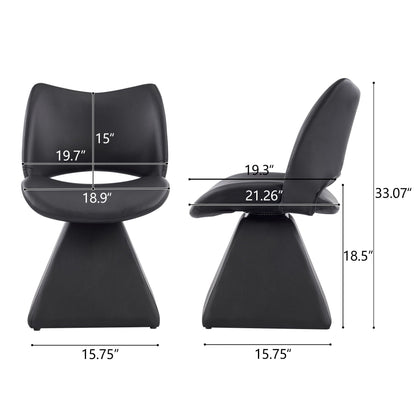 Modern Swivel Dining Chair With High Back