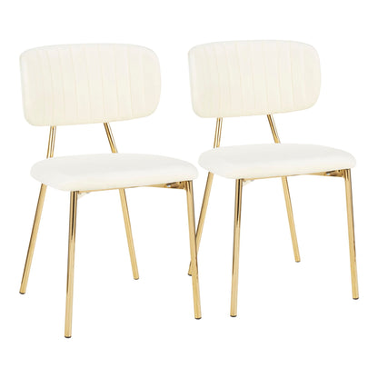 Bouton - Contemporary / Glam Chair (Set of 2)