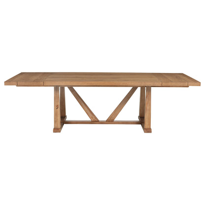 Middleton 7-piece Extension Leaf Dining Set Natural Brown