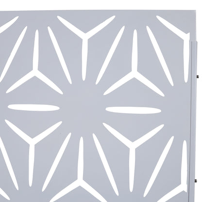 Outdoor & Indoor Metal Privacy Screen, Freestanding Decorative Panels