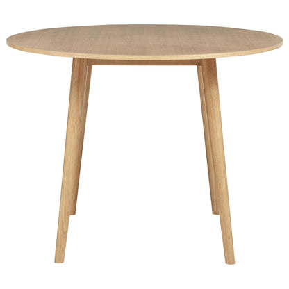 Andrews 5-piece Round Counter Dining Set Light Ash and Black
