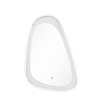 Noralie - 46" Accent Mirror With LED - Mirrored & Faux Diamonds