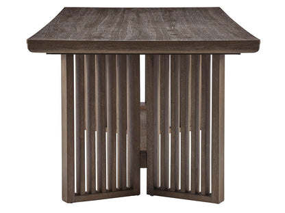 Kavanaugh - Trestle Dining Table - Dark Brown