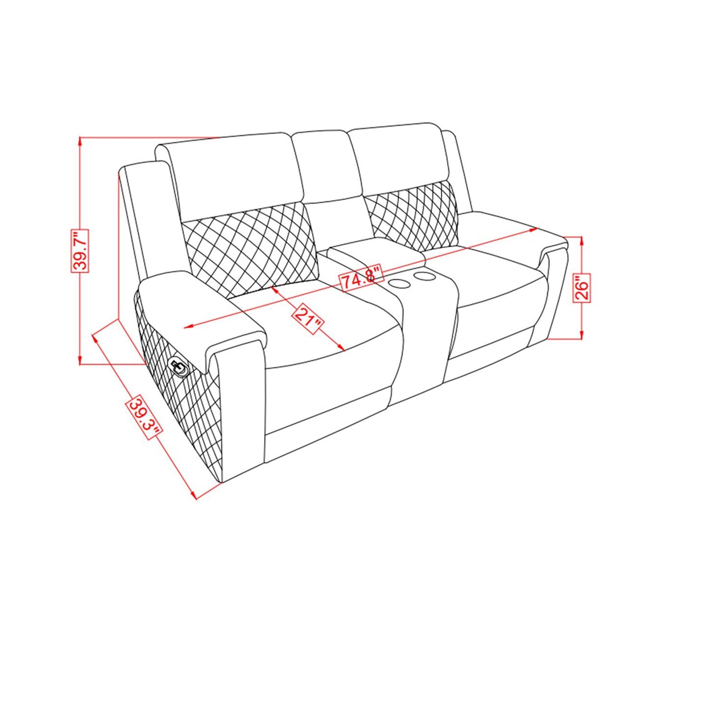 Alicia - Traditional Reclining Set