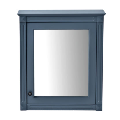 Wall Mounted Bathroom Storage Cabinet With Mirror, Medicine Cabinet With Height Adjustable Shelf