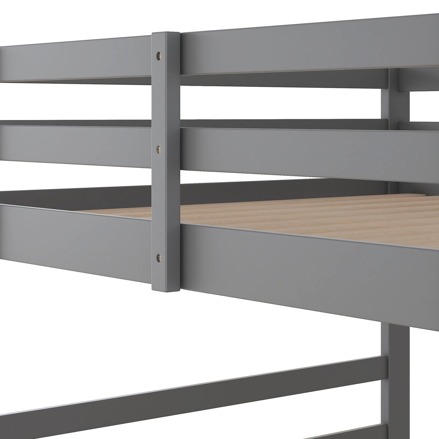 Solid Construction, Bunk Bed With Ladder