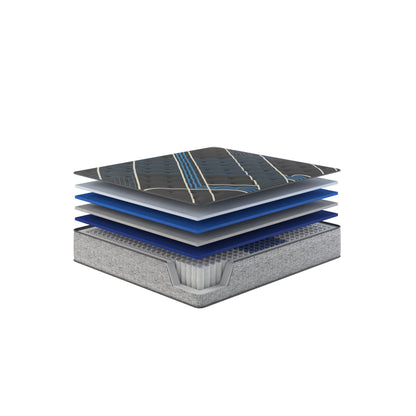 Comfort Care - 15" Euro Top Hybrid Mattress, Plush Comfort