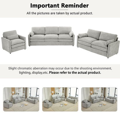 Cozy Sofa Set Oversized Comfy Cloud Sofa With Double Cushion