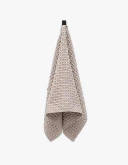 Waffle Weave Bath Towel — Modern Geometric Texture, Soft & Quick-Dry