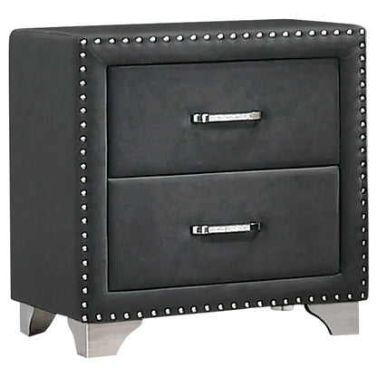 Melody 4-piece California King Bedroom Set Grey