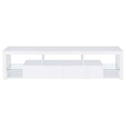 Jude 3-piece 71-inch TV Entertainment Center White High Gloss