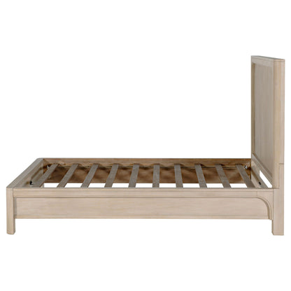 Solano 56-inch Eastern King Panel Bed Weathered Mango