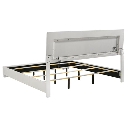 Felicity 4-piece California King Bedroom Set White Gloss