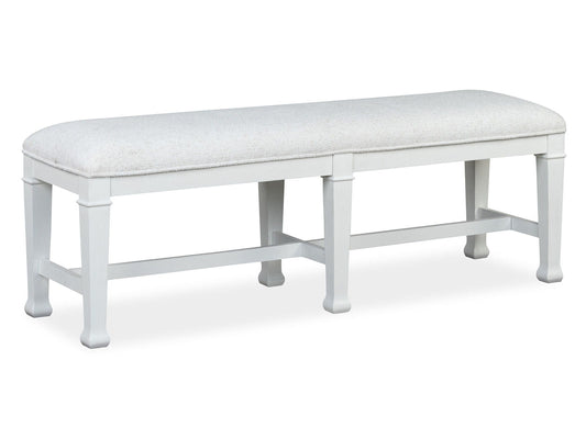 Kingston - Bench - Whisper White And Cerused Nutmeg