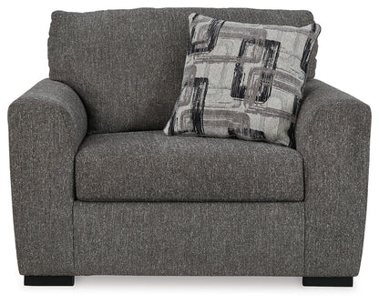 Gardiner - Chair And A Half - Pewter