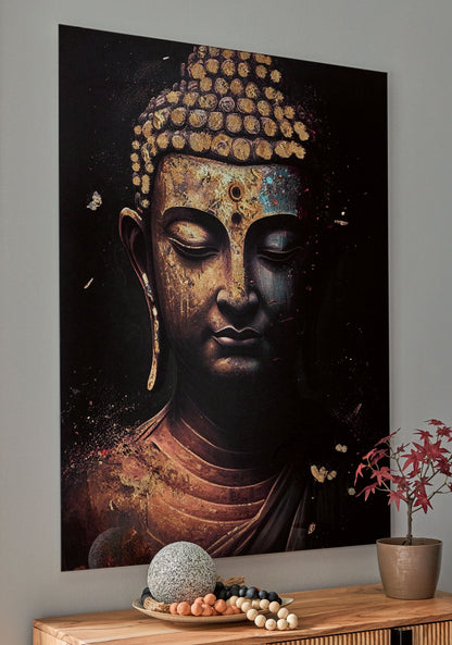 Caymoore - Wall Art - Black / Gold Finish